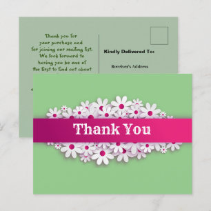 Carte Postale Remercier un client