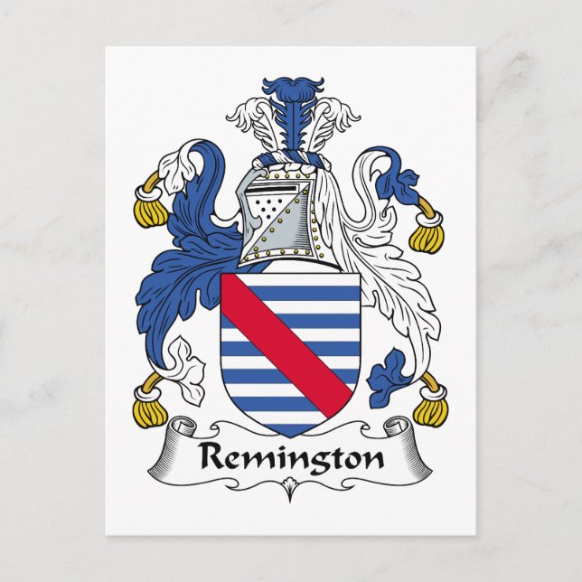 Carte Postale Remington Family Crest (Devant)