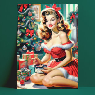 Carte Postale Remorque de Noël