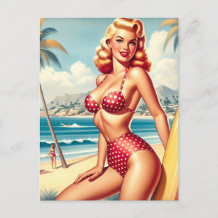 Carte Postale Remorque Surf vers le haut