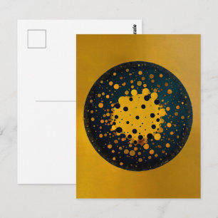 Carte Postale Renaissance – Cercle Abstrait d'Émergence