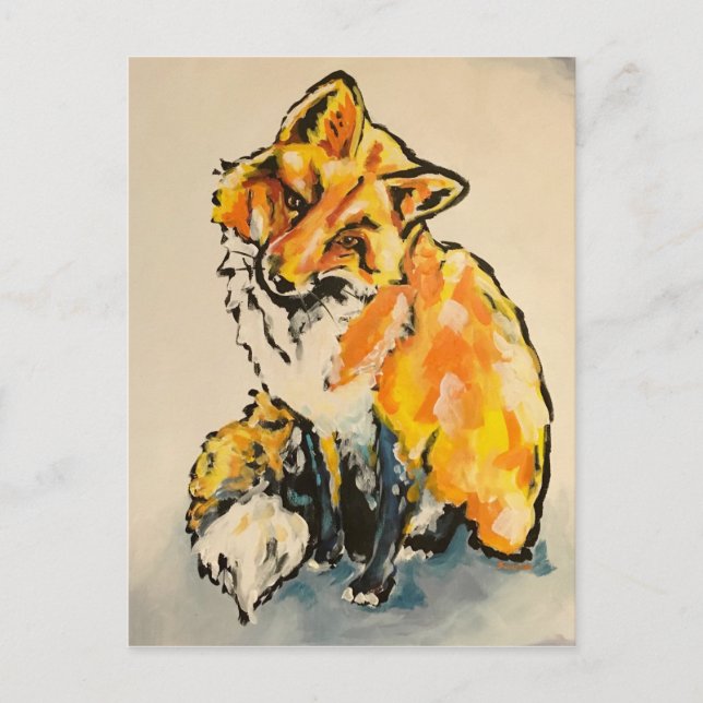 Carte Postale Renard (Devant)
