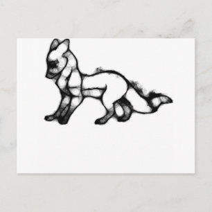 Carte Postale renard