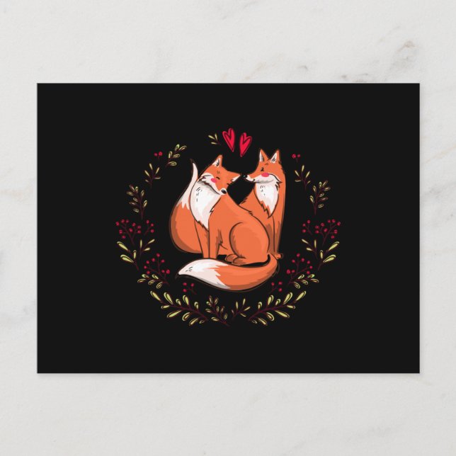 Carte Postale Renard de Valentine (Devant)