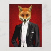 Renard En Costume De Soirée, Portrait