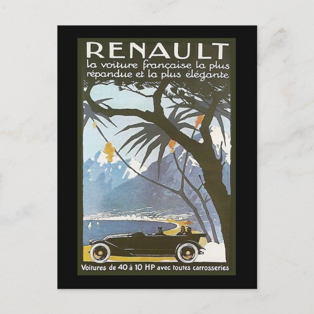 Carte Postale Renault (Devant)