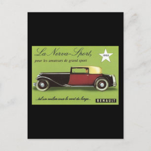 Carte Postale Renault