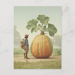 Carte Postale Rencontre Citrouille géant