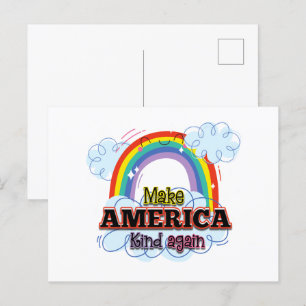 Carte Postale Rendre à l'Amérique un modèle
