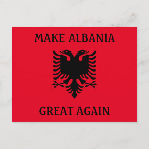 Carte Postale Rendre sa grandeur à l'Albanie