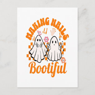 Carte Postale rendu des ongles bootiful halloween
