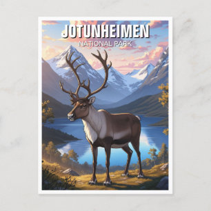 Carte Postale Rennes dans le Parc national de Jotunheimen Norvèg