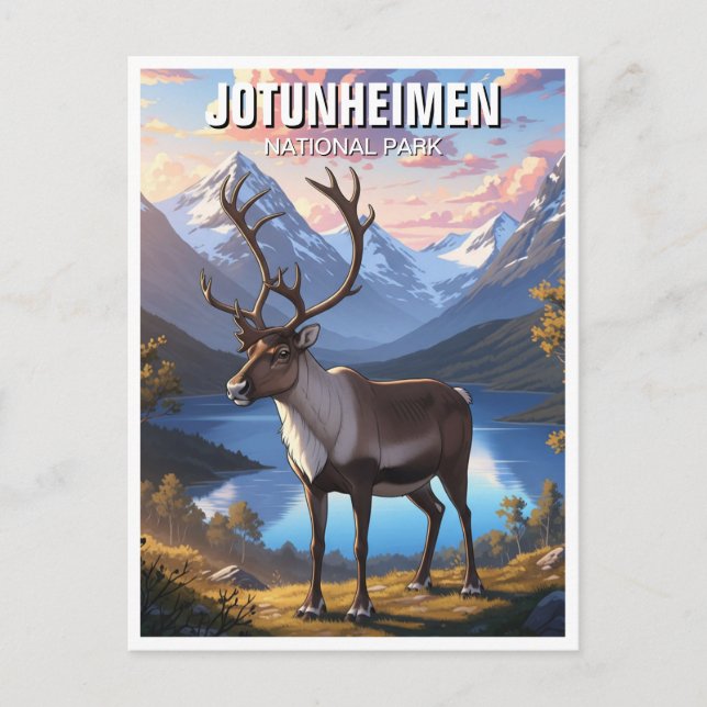 Carte Postale Rennes dans le Parc national de Jotunheimen Norvèg (Devant)
