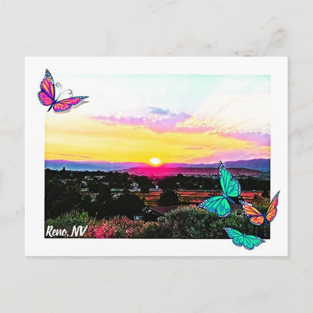 Carte Postale Reno NV (Devant)