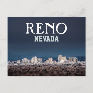 Carte postale Reno Skyline magnifique