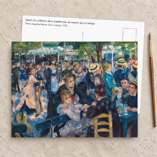 Carte Postale Renoir - Bal du moulin de la Galette