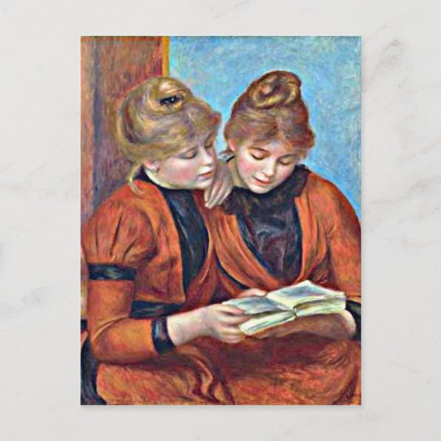 Carte Postale Renoir - Deux Soeurs (Devant)