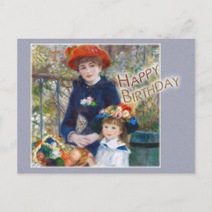 Carte Postale Renoir Deux soeurs CC0398 Anniversaire