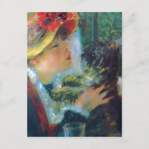 Carte postale Renoir Girl with Dog