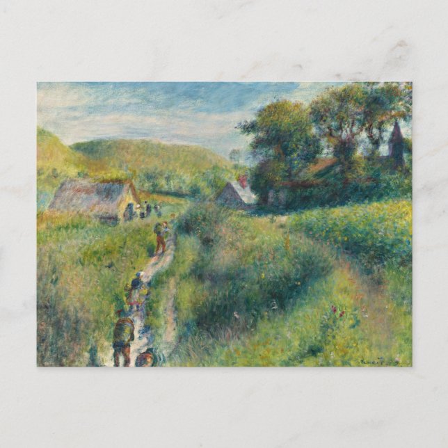 Carte Postale Renoir - La récolte de moules (Devant)