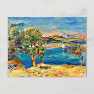 Carte Postale Renoir - L'Estaque, peinture de paysage d'art