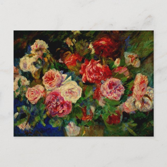 Carte Postale Renoir - Rose (Devant)