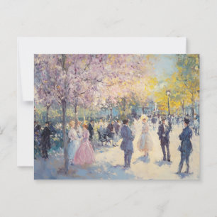 Carte postale Renoir Vintage