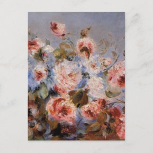 Carte Postale Renoir's A Bouquet of Rose
