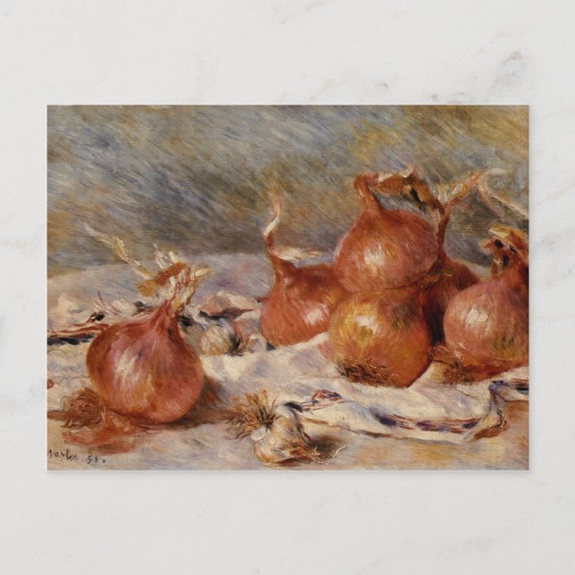 Carte Postale Renoir's Still Life with Onions (1881) (Devant)