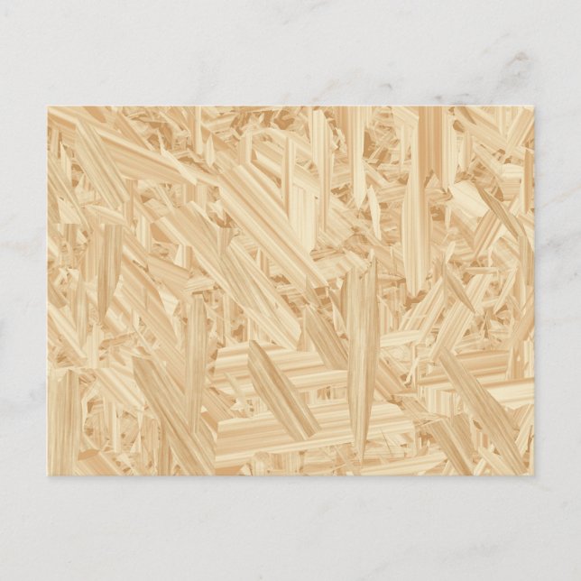 Carte Postale Rénovation du chipboard Motif OSB (Devant)