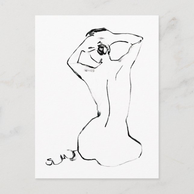 Carte Postale Réparer le bouton (Devant)