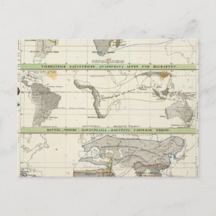 Carte Postale Répartition géographique