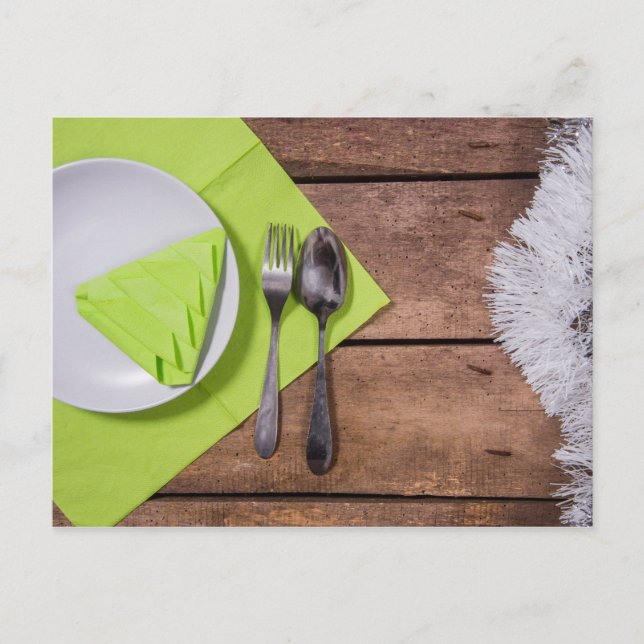 Carte Postale repas de Noël (Devant)