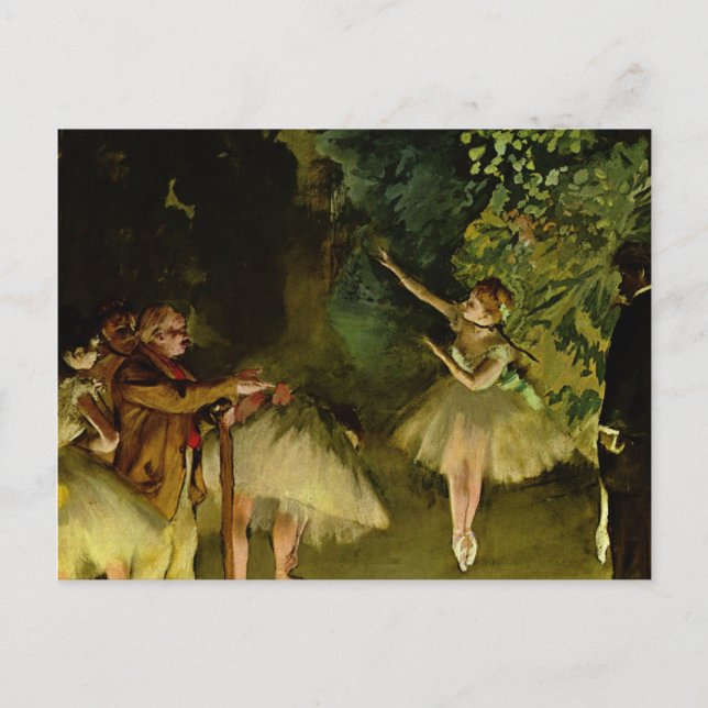 Carte Postale Répétition de ballet - Edgar Degas - 1875 (Devant)