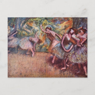 Carte Postale Répétition de ballet - Edgar Degas - 1904
