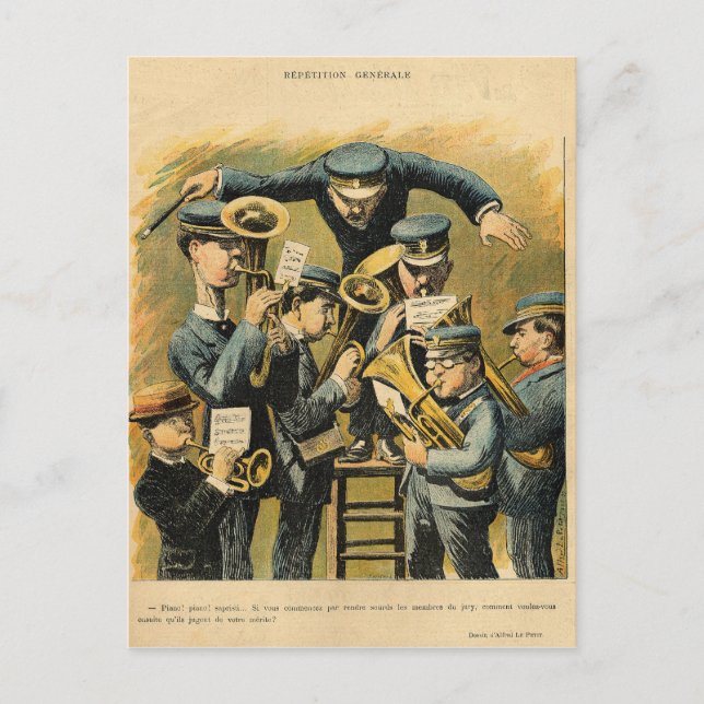 Carte Postale Répétition de bande (Devant)