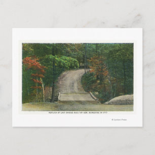 Carte Postale Réplique du pont Dernier du général Burgoyne