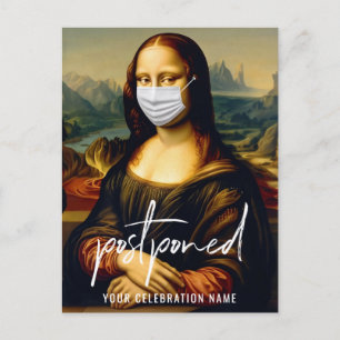 Carte Postale Report de date de la fête d'entreprise personnalis