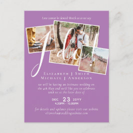 Carte Postale Report mariage Changement de date Réception