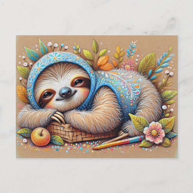 Carte Postale Repose fine (Devant)