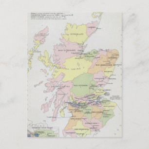 Carte Postale Représentation parliamentaire Scotland