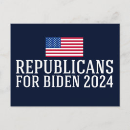 Carte Postale Républicains pour Biden 2024