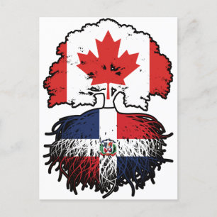 Carte Postale République Dominicaine Arbre du Canada canadien
