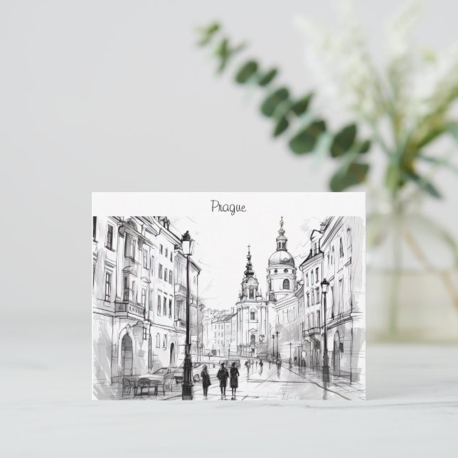 Carte Postale République tchèque de Prague (Debout devant)