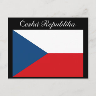 Carte Postale République tchèque vlajka