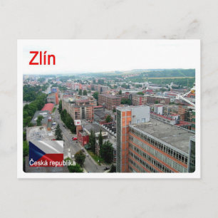 Carte Postale République tchèque - Zlin -