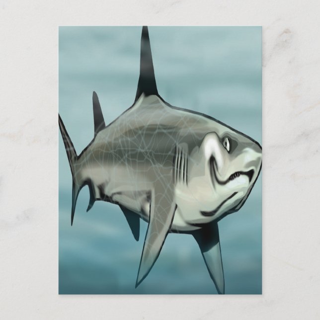 Carte Postale Requin (Devant)