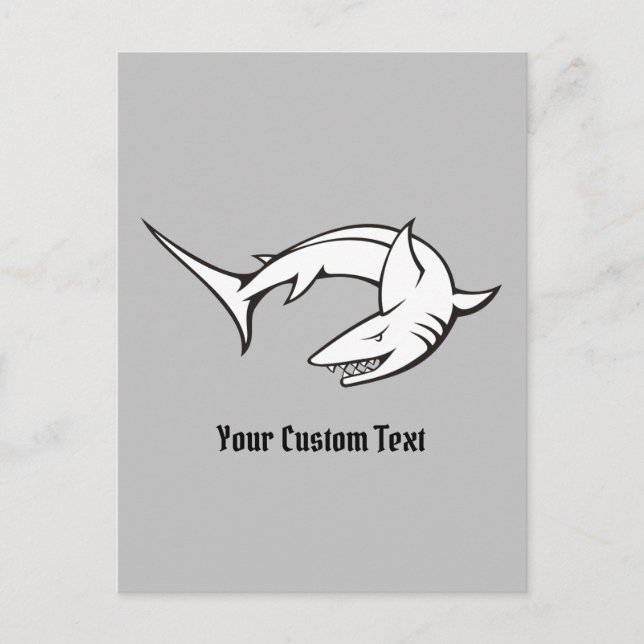 Carte Postale Requin (Devant)