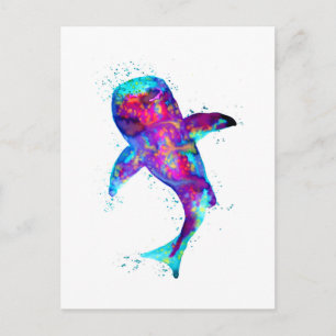 Carte Postale Requin baleine pourpre