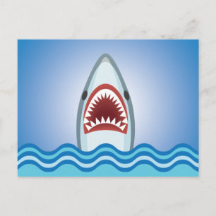 Carte Postale Requin drôle